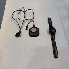 ブラックスマートウォッチ 本体 充電ケーブル付き