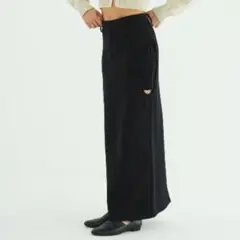 美品 CLANE クラネ CIRCLE CUT SWEAT SKIRT