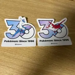 韓国 ポケモン 30周年 ランダムステッカー ルギア ホウオウ - メルカリ