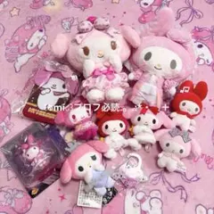 希少】おねがいマイメロディセット ぬいぐるみ リボン カチューシャ