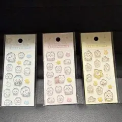 ちいかわベビーミニミニぷっくりシール3枚ハチワレうさぎChiikawababy