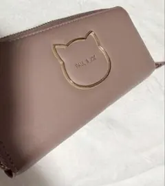 PAUL & JOE 猫型ロゴ 長財布