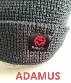 ★ADAMUS★★Grey ★ ★ 折り返しBrandknitCAP