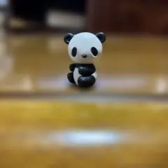 パンダ フィギュア 小型 白黒
