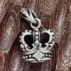 ARPEGE/アルページュ、シルバー、ネックレストップ、王冠