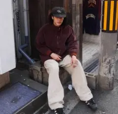 （古着）90s カルバンクラインキャップ　ブラック　浅め