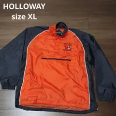 古着 HOLLOWAY ナイロンハーフジップアノラックジャケット XL