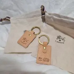 IL BISONTE レザー キーホルダー 2個セット