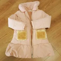 サイズ120～130 THE SHOP Tk 中綿コート サーモンピンク