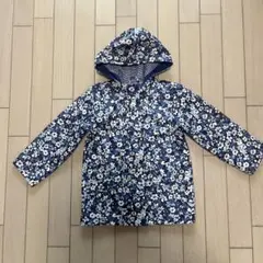 花柄フード付きアウター