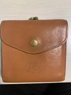IL BISONTE がま口三つ折り財布