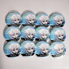 ハンターハンター　グリッター缶バッジ　キルア　幼少期　12個