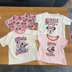 ミニーマウス Tシャツ 4枚セット 100cm