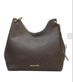 MICHAEL KORS ダークブラウン ショルダーバッグ