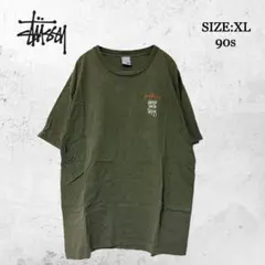 Old Stussy ステューシー 90s XL Tシャツ オリーブのサムネイル