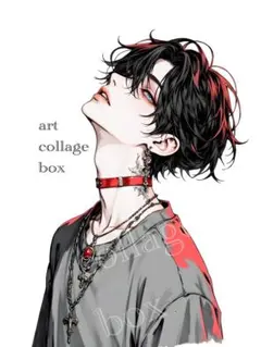 26114 おすそ分けファイル　人物ステッカー　男の子　コラージュ素材