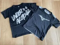 Mizuno ミズノ　アンダーアーマー　Tシャツ 2枚セット
