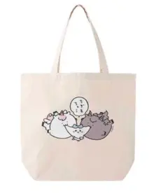 ハチワレ　トートバック　ちぎれちゃう　ナガノマーケット