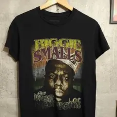 US古着 ビギースモールズ ラップTシャツ 黒 S ノトーリアスBIG ラップのサムネイル