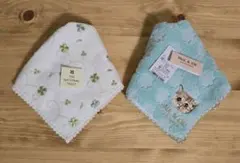 PAUL & JOE 猫刺繍タオルハンカチ その他　2枚セット