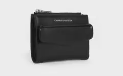 CHARLES & KEITH Rachel 二つ折り財布 ブラック