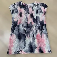 WRINQLE リンクル 井上プリーツ シワ加工 花柄