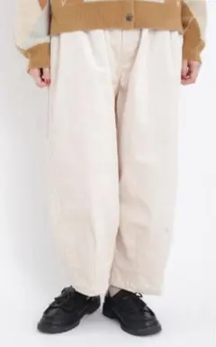 サマンサモスモス 新品　リサイクルコットンコーデュロイパンツ