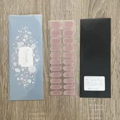 うるりら ジェルネイルシール 【艶フィット】いちごみるく 22枚