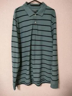 新品未使用　LLBean　長袖ボーダーポロシャツ