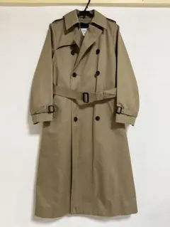 ハイクベージュ レギュラーフィットトレンチコート 1