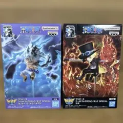 ワンピース ワーコレSpecial ルフィ&サボ　2点セット