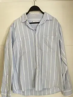 ZARA ストライプ長袖シャツ M