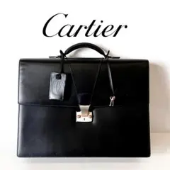 Cartier カルティエ トラディション ビジネスバッグ ブリーフケース 黒