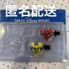 値下げ※ディズニー　ミッキーバルーン　ヘアクリップ　赤　黄