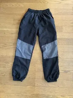 キッズ ロングパンツ 150 ブラック 裏地フリース