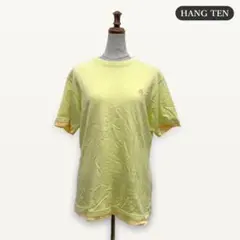 zk996【S】HANG TEN Tシャツ フットプリント ワンポイント 刺繍のサムネイル