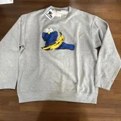 【新品未使用】　KAWS + Warhol カウズ ユニクロ トレーナー