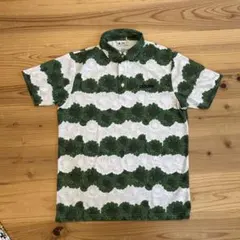 adidasゴルフ　花柄 ポロシャツ
