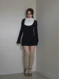 ANDMARY Lotta frill mini dress - メルカリ