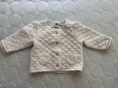 プチバトー キルティングアウター 80