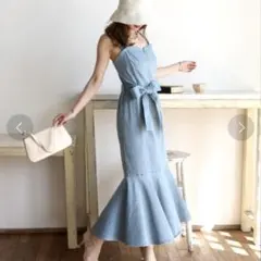 ROYAL PARTY ロイヤルパーティ デニム2way ワンピース ベルト付
