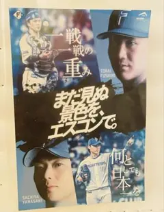 伏見寅威　山崎福也　まだ見ぬ景色をエスコンで　ステッカー　さちとら　ファイターズ