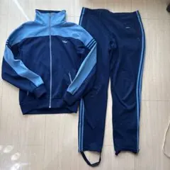 adidas ジャージ ADS-4F セットアップ 4号 デサント製 ネイビー - メルカリ