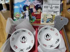 永谷園 ワンピース 宝箱入り お茶碗セット