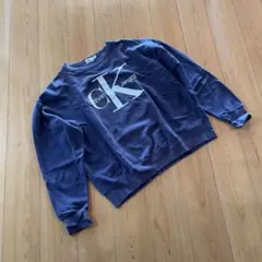 Calvin Klein Jeans ブラック トレーナー　ロゴスウェット　Ｌ