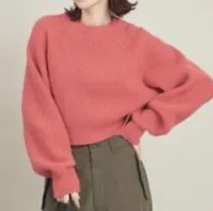 ボリュームスリーブ ニット