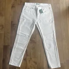 earth music & ecology オフホワイトデニムパンツ Lサイズ