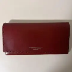 KATHARINE HAMNETT LONDON 長財布 ベジタブルレザー