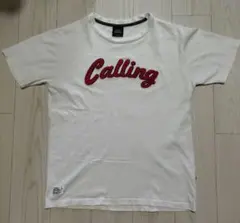 TIMELY WARNING　サガラ刺繍 Tシャツ メンズ XL 白 アメカジのサムネイル