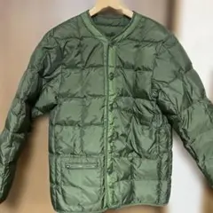 オリーブグリーン インナーキルティングジャケット
